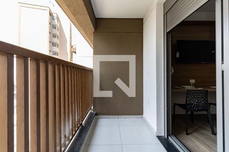 Varanda de apartamento para alugar com 1 quarto, 28m² em Vila Gumercindo, São Paulo