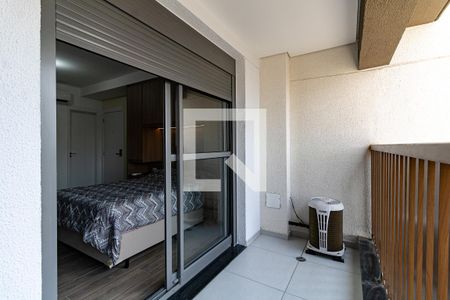 Varanda de apartamento para alugar com 1 quarto, 28m² em Vila Gumercindo, São Paulo