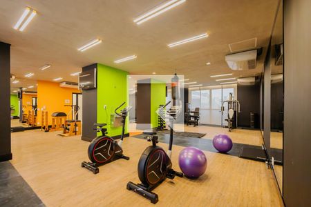 Apartamento para alugar com 25m², 1 quarto e sem vaga Apartamento para alugar com 25m², 1 quarto e sem vagaAcademia