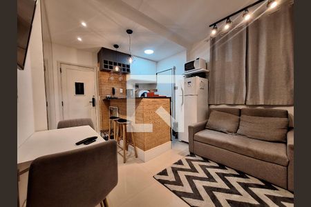 Sala de apartamento à venda com 1 quarto, 25m² em Centro, Rio de Janeiro