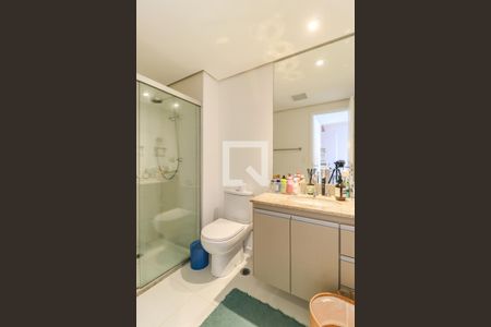 Banheiro da Suíte de apartamento para alugar com 2 quartos, 64m² em Brooklin Paulista, São Paulo