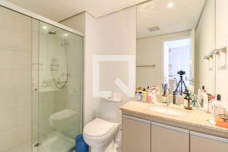 Banheiro da Suíte de apartamento para alugar com 2 quartos, 64m² em Brooklin Paulista, São Paulo