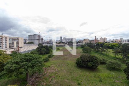 Vista Sala/Cozinha de apartamento para alugar com 1 quarto, 25m² em Parque da Mooca, São Paulo