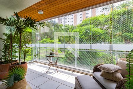 Varanda de apartamento à venda com 3 quartos, 132m² em Vila Andrade, São Paulo