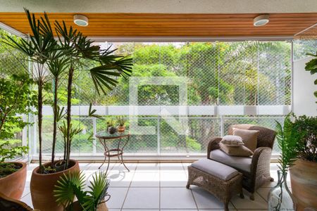 Varanda de apartamento à venda com 3 quartos, 132m² em Vila Andrade, São Paulo