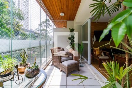 Varanda de apartamento à venda com 3 quartos, 132m² em Vila Andrade, São Paulo