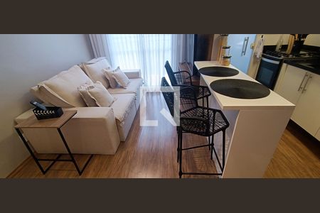 Sala/Cozinha de apartamento à venda com 2 quartos, 53m² em Jardim Parque Morumbi, São Paulo