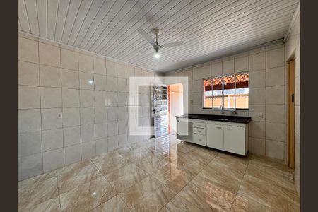 Sala/ cozinha de casa para alugar com 1 quarto, 40m² em Vila Camilópolis, Santo André