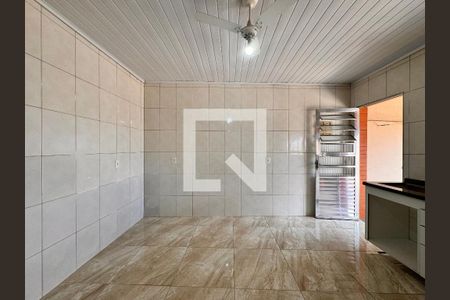 Sala/ cozinha de casa para alugar com 1 quarto, 40m² em Vila Camilópolis, Santo André