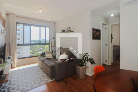 Sala de apartamento à venda com 2 quartos, 58m² em Jardim do Salso, Porto Alegre