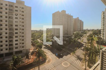 Vista Sala de apartamento à venda com 2 quartos, 58m² em Jardim do Salso, Porto Alegre