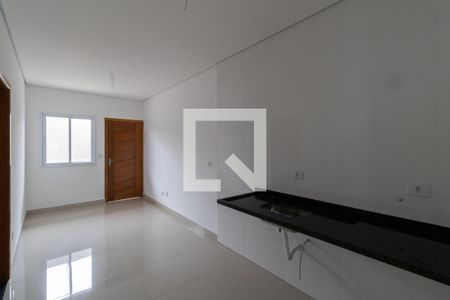 Sala e Cozinha Integrada de apartamento à venda com 2 quartos, 43m² em Vila Costa Melo, São Paulo