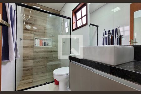 Casa para alugar com 150m², 4 quartos e 3 vagasBanheiro da suíte