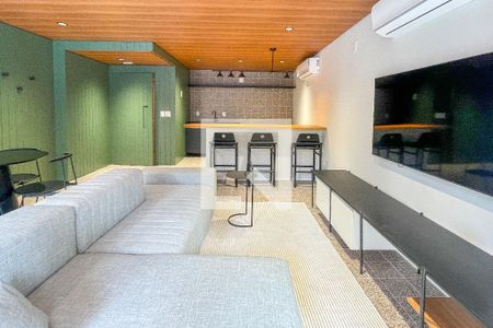 Studio à venda com 22m², 1 quarto e sem vagaÁrea gourmet