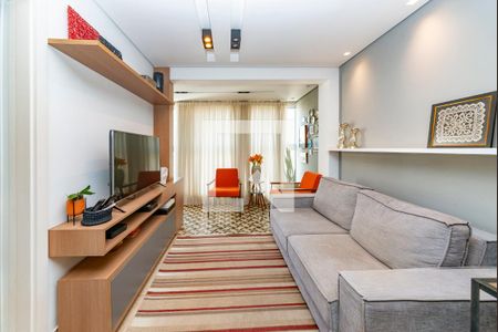 Sala de apartamento à venda com 2 quartos, 70m² em Vila da Serra, Nova Lima