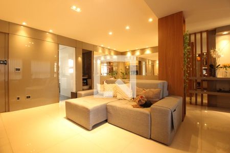 Sala  de apartamento à venda com 4 quartos, 133m² em Buritis, Belo Horizonte