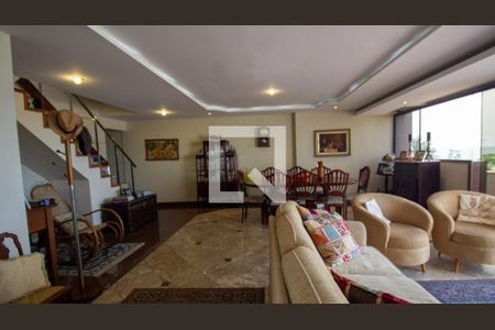 Sala de apartamento à venda com 5 quartos, 345m² em Recreio dos Bandeirantes, Rio de Janeiro