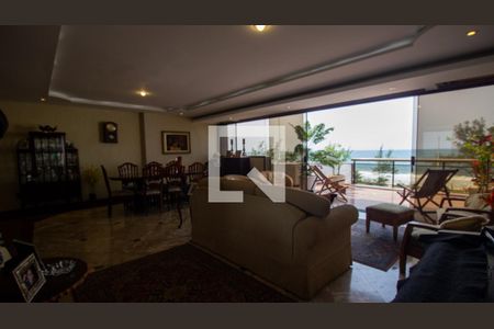 Sala de apartamento à venda com 5 quartos, 345m² em Recreio dos Bandeirantes, Rio de Janeiro