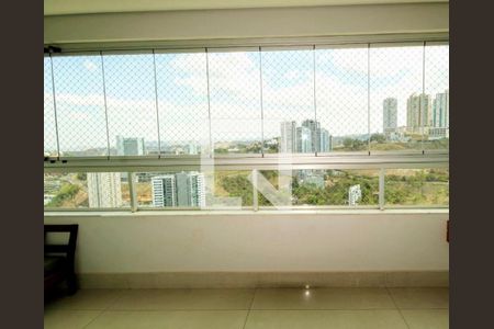 Varanda de apartamento à venda com 3 quartos, 115m² em Vale do Sereno, Nova Lima