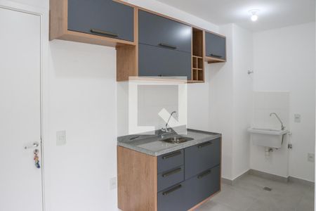 Apartamento para alugar com 34m², 2 quartos e sem vaga Apartamento para alugar com 34m², 2 quartos e sem vagaCozinha e Área de Serviço