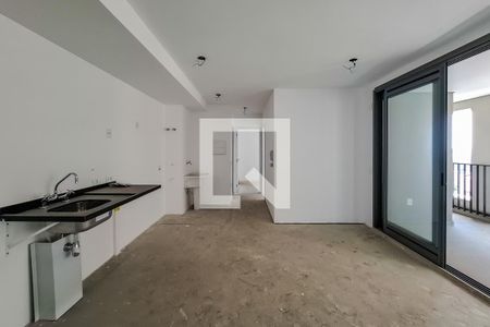 sala cozinha de apartamento à venda com 2 quartos, 63m² em Vila Mariana, São Paulo