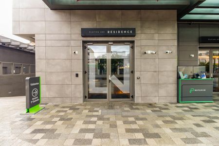 Studio para alugar com 37m², 1 quarto e 1 vagaFachada e portaria