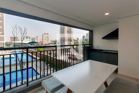 Varanda da Sala de apartamento para alugar com 3 quartos, 86m² em Vila Independencia, São Paulo