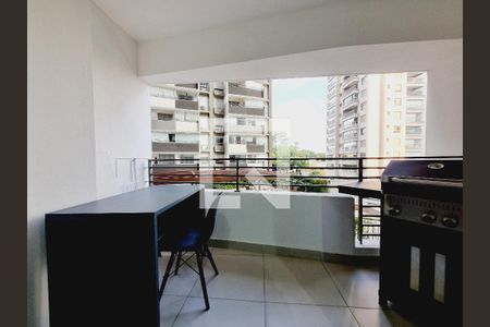 Varanda da Sala de apartamento à venda com 1 quarto, 26m² em Butantã, São Paulo