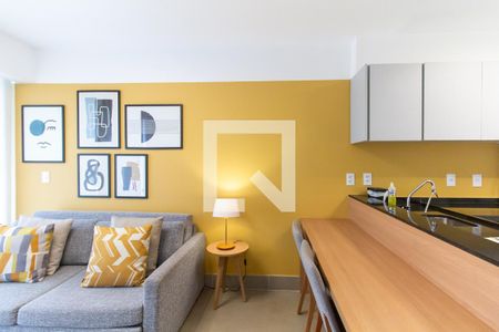 Sala de apartamento para alugar com 1 quarto, 40m² em Pompeia, São Paulo