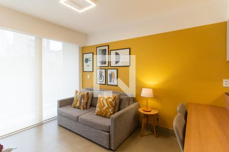 Sala de apartamento para alugar com 1 quarto, 40m² em Pompeia, São Paulo