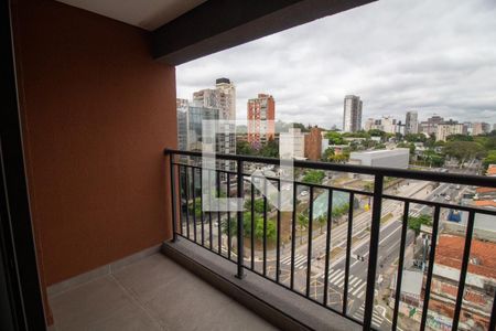 Terraço de kitnet/studio para alugar com 1 quarto, 27m² em Santo Amaro, São Paulo
