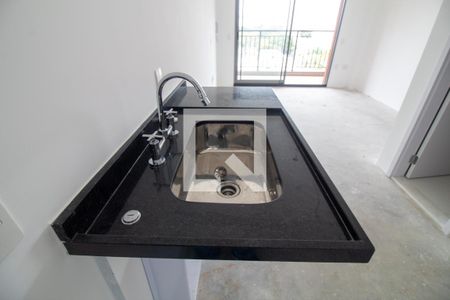 Cozinha de kitnet/studio para alugar com 1 quarto, 27m² em Santo Amaro, São Paulo