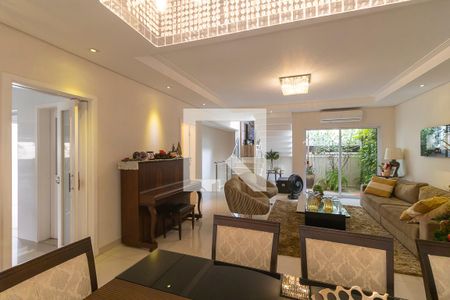 Sala de casa de condomínio à venda com 4 quartos, 352m² em Swiss Park, Campinas