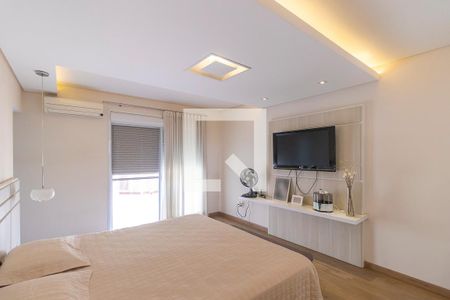 Quarto da suíte 1 de casa de condomínio à venda com 4 quartos, 352m² em Swiss Park, Campinas