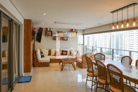 Varanda Gourmet de apartamento à venda com 3 quartos, 174m² em Vila Leopoldina, São Paulo