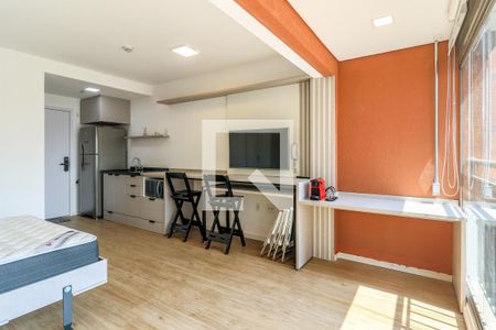 Studio para alugar com 30m², 1 quarto e sem vagaVaranda