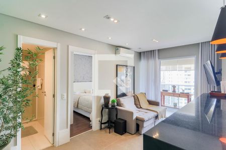 Sala de apartamento para alugar com 1 quarto, 55m² em Vila Gertrudes, São Paulo