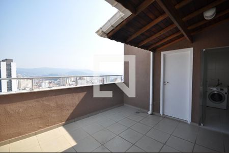 Apartamento à venda com 117m², 2 quartos e 1 vagaÁrea da Churrasqueira da Cobertura