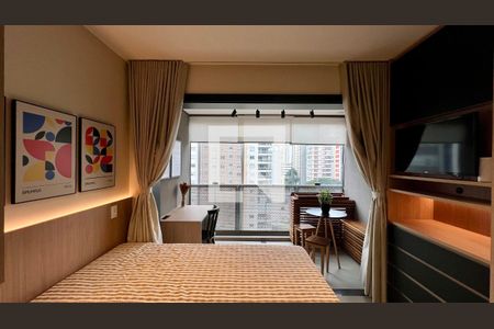 Varanda de apartamento à venda com 1 quarto, 25m² em Pinheiros, São Paulo