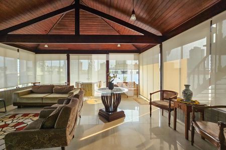 Sala de apartamento para alugar com 3 quartos, 270m² em Parque Enseada, Guarujá