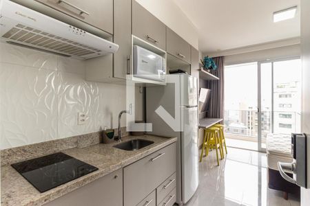 Studio para alugar com 22m², 1 quarto e sem vaga Studio para alugar com 22m², 1 quarto e sem vagaCozinha