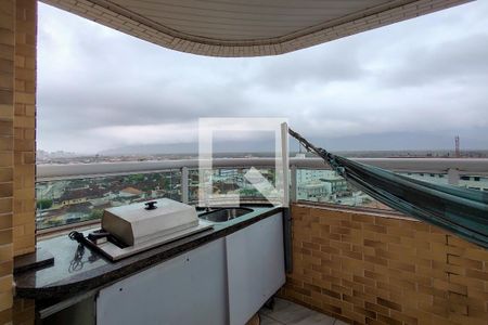 Sacada de apartamento para alugar com 1 quarto, 55m² em Vila Caiçara, Praia Grande