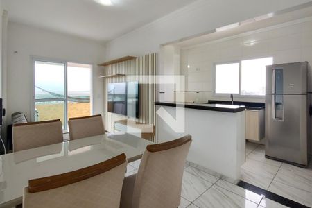 Sala de apartamento para alugar com 1 quarto, 55m² em Vila Caiçara, Praia Grande