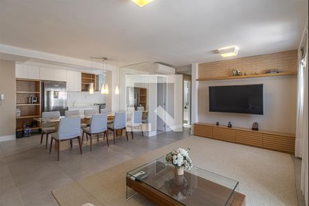 Sala de apartamento para alugar com 2 quartos, 86m² em Vila Gumercindo, São Paulo