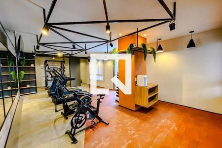 Apartamento à venda com 34m², 1 quarto e sem vaga Apartamento à venda com 34m², 1 quarto e sem vagaÁrea comum - Academia