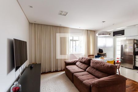 Sala de apartamento à venda com 3 quartos, 80m² em Jardim, Santo André