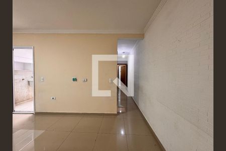 Sala de apartamento à venda com 2 quartos, 58m² em Vila Aquilino, Santo André