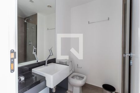 Studio para alugar com 25m², 1 quarto e sem vaga Studio para alugar com 25m², 1 quarto e sem vagaBanheiro