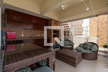 Apartamento à venda com 153m², 2 quartos e 2 vagasChurrasqueira da cobertura