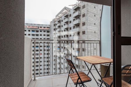 Studio para alugar com 27m², 1 quarto e sem vagaVaranda